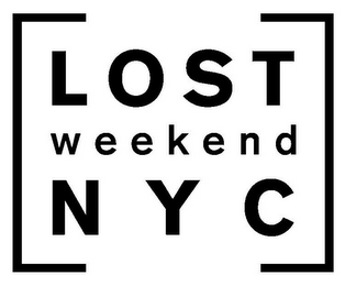 LOST WEEKEND N Y C