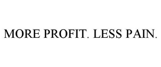 MORE PROFIT. LESS PAIN.