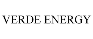 VERDE ENERGY