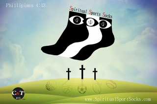 SSS SPIRITUAL SPORTS SOCKS PHILLIPIANS 4:13 WWW.SPIRITUALSPORTSOCKS.COM C&T 413 LLC