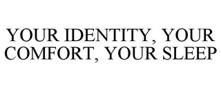 YOUR IDENTITY, YOUR COMFORT, YOUR SLEEP