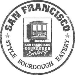 SAN FRANCISCO STYLE SOURDOUGH EATERY SAN FRANCISCO STYLE SOURDOUGH EATERY ESTABLISHED IN 1999