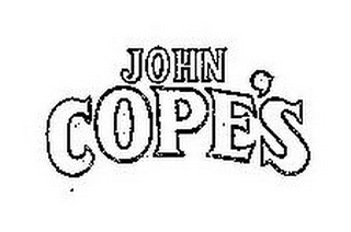 JOHN COPE'S