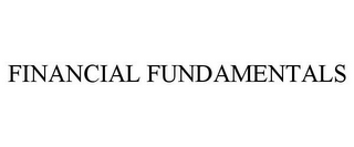 FINANCIAL FUNDAMENTALS