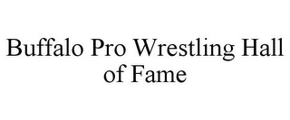 BUFFALO PRO WRESTLING HALL OF FAME