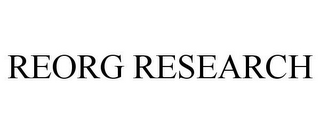 REORG RESEARCH