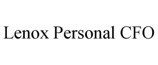 LENOX PERSONAL CFO