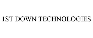 1ST DOWN TECHNOLOGIES