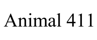 ANIMAL 411