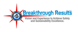 BREAKTHROUGH RESULTS LLC VISION AND EXPERIENCE TO ACHIEVE SAFETY AND SUSTAINABILITY EXCELLENCE.