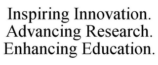 INSPIRING INNOVATION. ADVANCING RESEARCH. ENHANCING EDUCATION.