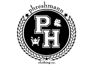 PHRESHMANN CLOTHING CO. PH