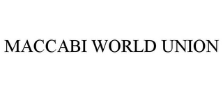 MACCABI WORLD UNION