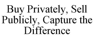 BUY PRIVATELY, SELL PUBLICLY, CAPTURE THE DIFFERENCE