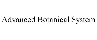 ADVANCED BOTANICAL SYSTEM