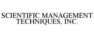 SCIENTIFIC MANAGEMENT TECHNIQUES, INC.