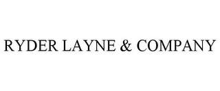 RYDER LAYNE & COMPANY