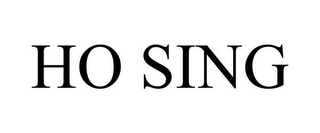 HO SING