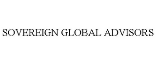 SOVEREIGN GLOBAL ADVISORS