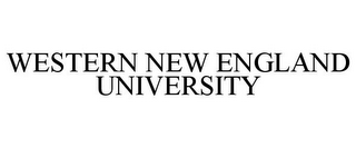 WESTERN NEW ENGLAND UNIVERSITY