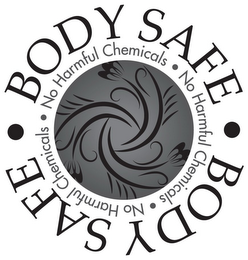 BODY SAFE · BODY SAFE · NO HARMFUL CHEMICALS · NO HARMFUL CHEMICALS · NO HARMFUL CHEMICALS