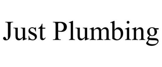 JUST PLUMBING