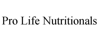 PRO LIFE NUTRITIONALS