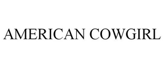 AMERICAN COWGIRL