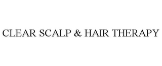 CLEAR SCALP & HAIR THERAPY