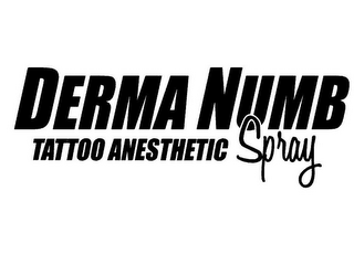 DERMA NUMB TATTOO ANESTHETIC SPRAY
