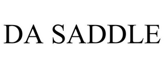 DA SADDLE
