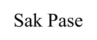 SAK PASE
