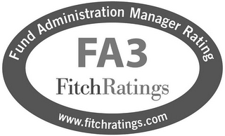 FUND ADMINISTRATION MANAGER RATING FA3 FITCH RATINGS FITCHRATINGS.COM