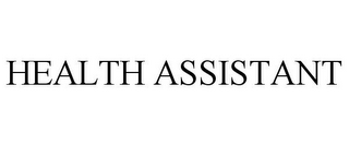 HEALTH ASSISTANT