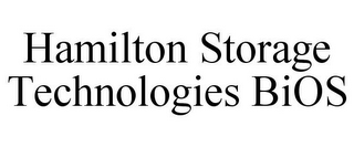 HAMILTON STORAGE TECHNOLOGIES BIOS