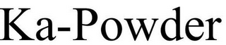 KA-POWDER