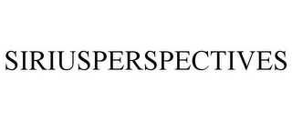 SIRIUSPERSPECTIVES