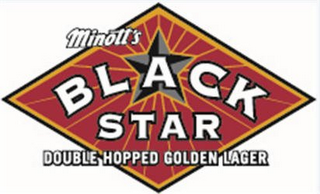 MINOTT'S BLACK STAR DOUBLE HOPPED GOLDEN LAGER