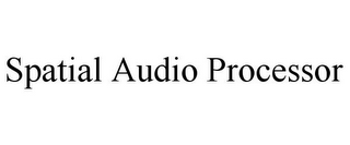 SPATIAL AUDIO PROCESSOR