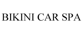 BIKINI CAR SPA