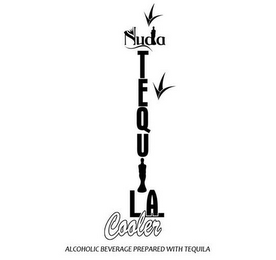 NUDA TEQUILA COOLER ALCOHOLIC BEVERAGE PREPARED WITH TEQUILA