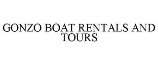 GONZO BOAT RENTALS AND TOURS