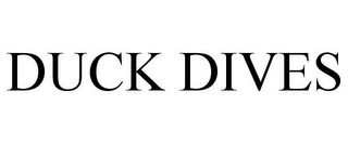 DUCK DIVES