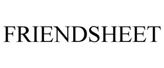 FRIENDSHEET