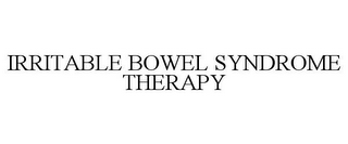 IRRITABLE BOWEL SYNDROME THERAPY