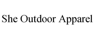 SHE OUTDOOR APPAREL