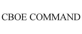 CBOE COMMAND