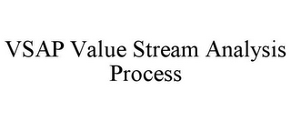 VSAP VALUE STREAM ANALYSIS PROCESS