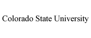 COLORADO STATE UNIVERSITY