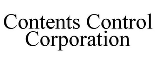 CONTENTS CONTROL CORPORATION